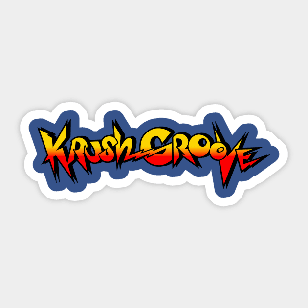 Krush Groove Records Sticker by SYNDICATE WORLD